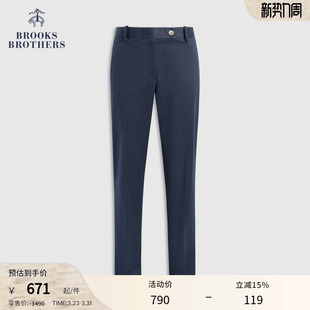布克兄弟女士商务通勤棉质直筒休闲长裤 Brooks Brothers