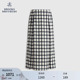 格纹垂坠半身裙 布克兄弟女士春夏新款 Brooks Brothers