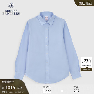 款 純色簡約商務襯衫 布克兄弟女士秋季 Brothers 易打理 Brooks