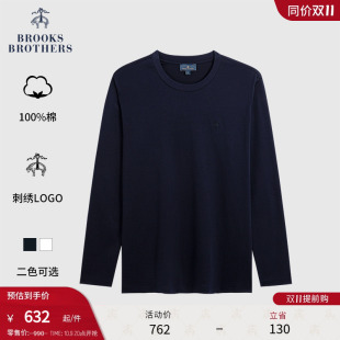 纯棉刺绣logo打底衫 Brooks 春夏新款 布克兄弟男士 T恤 Brothers