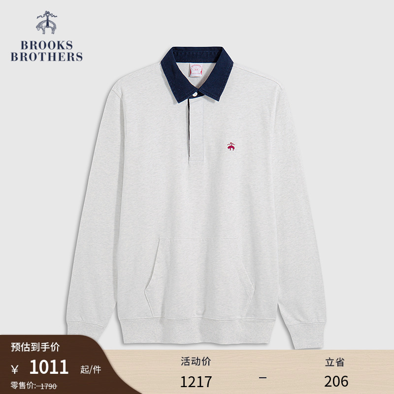 布克兄弟25男士纯棉卫衣