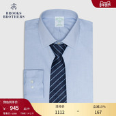 易打理 Brooks Brothers 布克兄弟男免烫纯棉细点牛津纺正装 衬衫