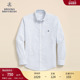 25新品 牛津纺条纹休闲衬衫 Brothers 布克兄弟男士 易打理 Brooks