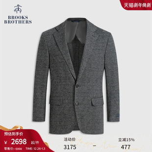 25秋冬新羊毛编织肌理老钱西装 布克兄弟男士 外套 Brothers Brooks