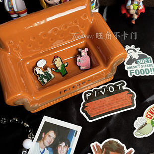 饰品 家居桌面装 老友记同款 陶瓷沙发摆件美剧friends周边首饰收纳