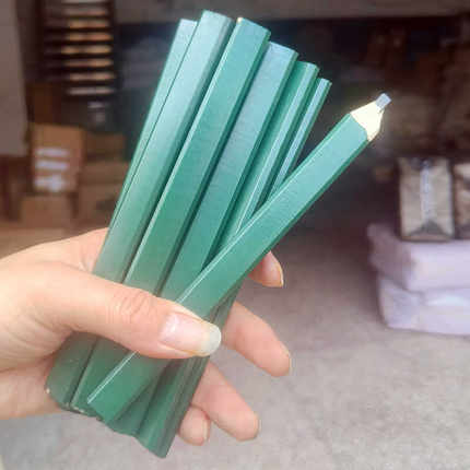 外贸木工铅笔专用大八角笔划线工地专用铅笔耐用硬芯黑色木工笔