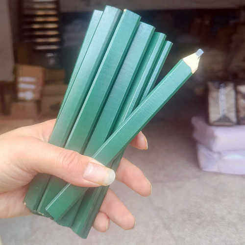 外贸木工铅笔专用大八角笔划线工地专用铅笔耐用硬芯黑色木工笔
