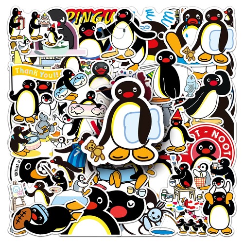 动漫企鹅pingu贴纸韩国家族可爱