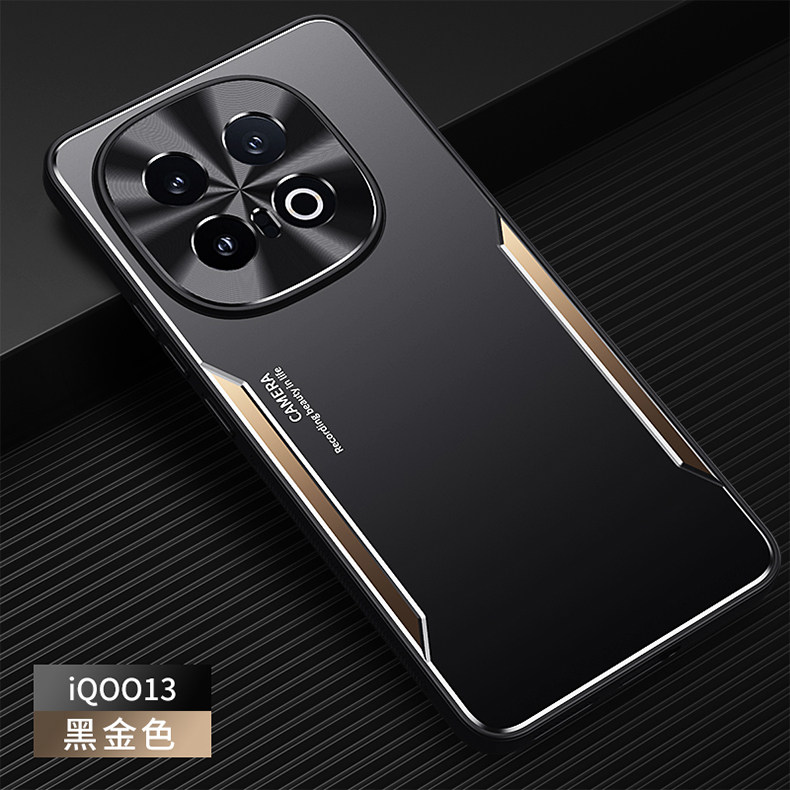 刀锋适用vivoiqoo13手机壳新款男款iqooneo10手机壳磨砂iqooz9x硬壳金属高级感iqooz9turbo手机套简约防摔