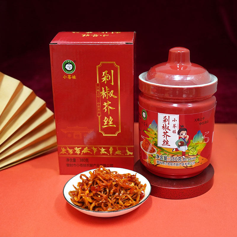 登封小苍娃剁椒味芥菜丝380克1罐装下饭菜下酒小菜鲜辣传统夹馒头,水产肉类/新鲜蔬果/熟食,酱菜/下饭菜/外婆菜,淘宝优惠券,粉丝福利购,淘宝优惠卷