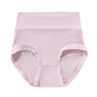 42针加捻真丝舒适透气三角裤100%桑蚕丝柔软亲肤高腰收腹包臀内裤