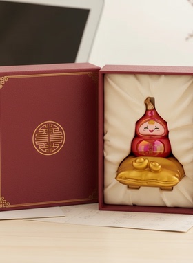 新中式葫芦树脂桌面摆件礼盒装