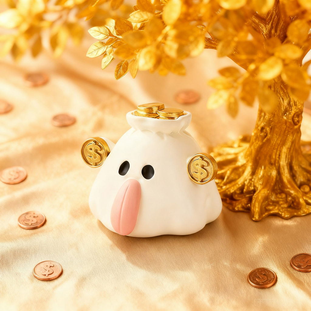 可爱卡通存钱罐桌面摆件