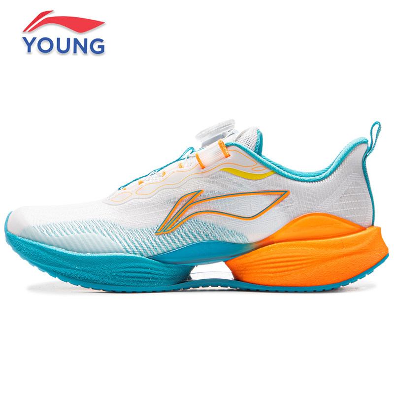 李宁儿童超轻22夏季网面透气跑鞋