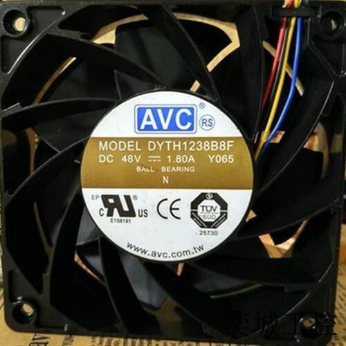 AVC 12038 DYTH1238B8F 48V 1.80A Y065 服务器工业风扇