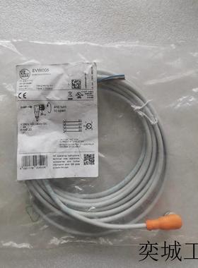 全新原装SICK连接线 EVW005 弯头 4芯 5米 现货