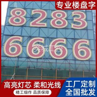 2020新年灯饰画灯光节圣诞春节led幕墙灯饰画外墙灯饰画拉网灯画