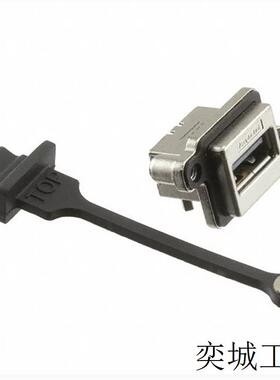 供Amphenol连接器互连件USB - A USB 2.0 插座 MUSBA111M5