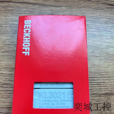 德国BECKHOFF模块KL3021全新原装正品实物拍摄拍前议价