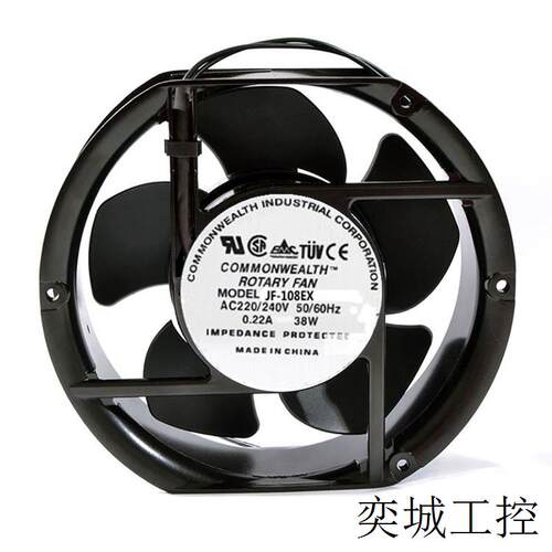 COMMONWEALTH JF-108EX 220V 0.22A 38W 17251控制柜散热风扇
