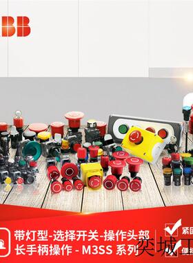 M3SS系列三位置选择开关操作头部(带灯)M3SS4-11L;10105138