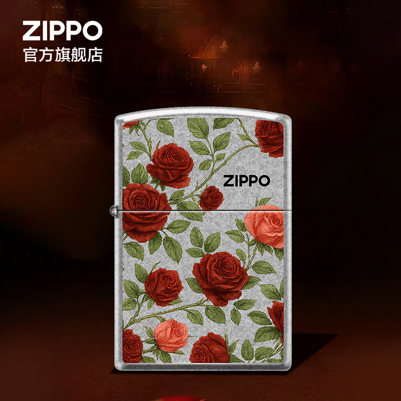 ZIPPO官方旗舰店之宝正品玫瑰骑士防风煤油打火机送男友生日礼物