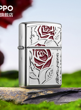 ZIPPO官方旗舰店之宝正品玫瑰予你煤油打火机送男友生日礼物