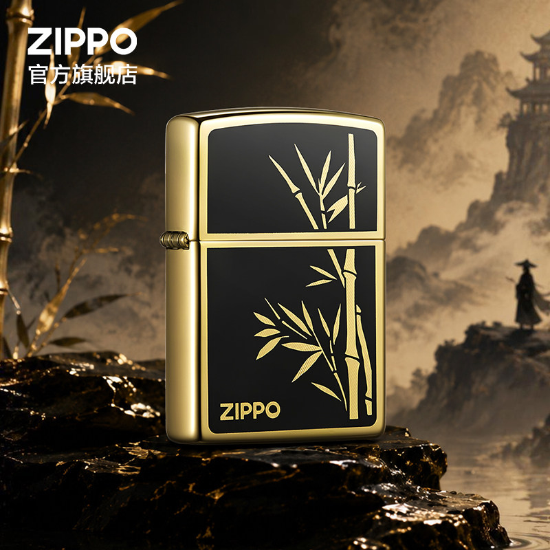 ZIPPO官方旗舰店之宝珐琅-节节高升防风煤油打火机送男生生日礼