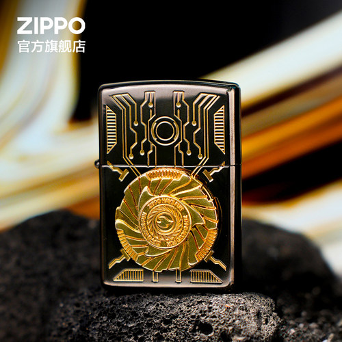 zippo影之陀螺防风煤油打火机