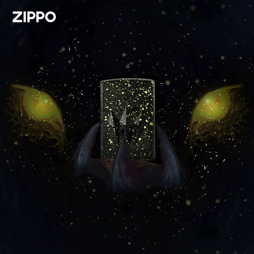 Официальный флагманский магазин Zippo Аутентичная керосиновая зажигалка Zippo Dark Night Dragon Attack ветрозащитная керосиновая зажигалка — китайский подарок на День святого Валентина для вашего парня
