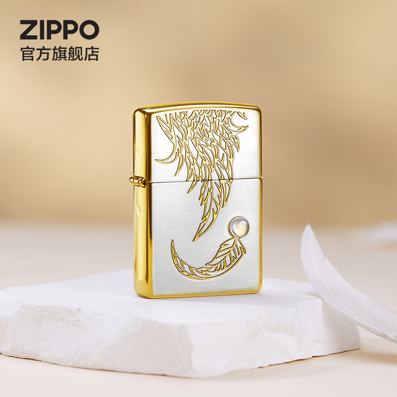 ZIPPO官方旗舰店之宝祈福之羽煤油防风打火机摩登之恋送男友礼物 ZIPPO/瑞士军刀/眼镜 ZIPPO/芝宝 原图主图