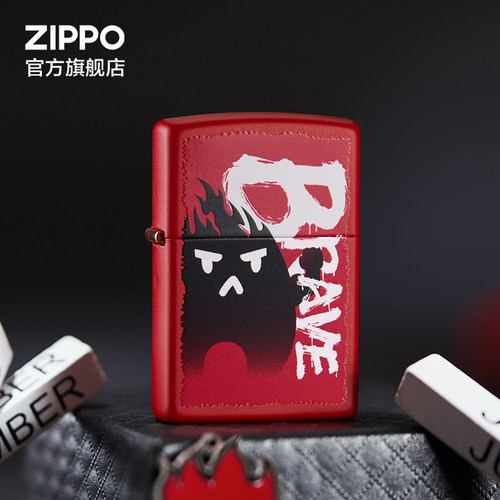 zippo无畏宝宝防风煤油打火机