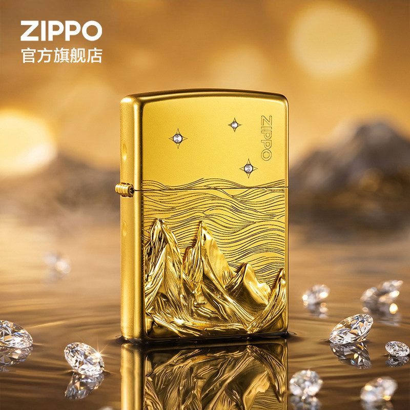 ZIPPO官方旗舰店之宝正品海誓山盟防风煤油打火机送男生生日礼物