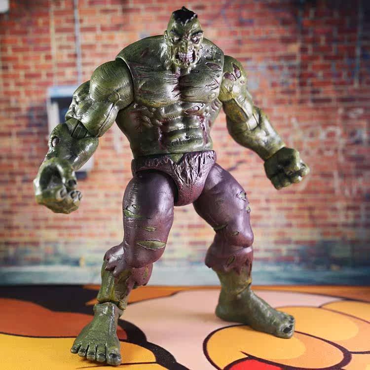 丧尸绿巨人可动关节人偶手办模型玩具七寸公仔袋装散货