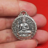 镂空虚空藏属马本命佛生肖纯银吊坠守护神足银项链学生青年男女