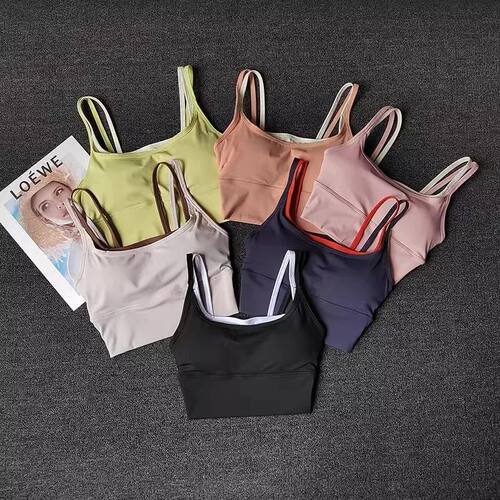 Women Breathable Sports Bra Shockproof Fitness Tops Push Up