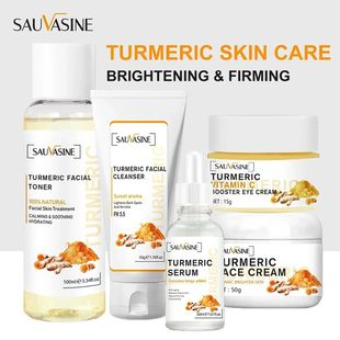 Turmeric Face Skin Care Set Facial Products Kits Anti Acne