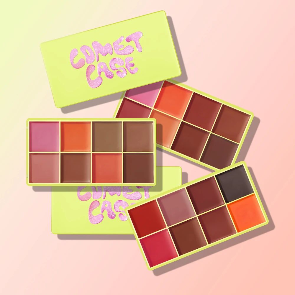 Curve Case Cream Eyebrow Cream Blush Highlighter Palette Mat