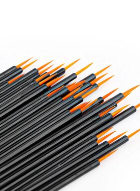 50pcs Disposable Eyeliner Brushes Fine Fiber Head Applicator