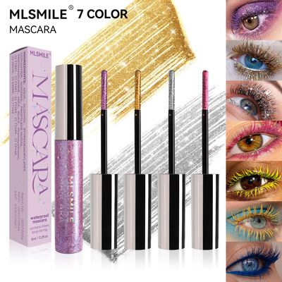 1PC Sparkling Eyelash Mascara Shimmer Long Lasting for Eyesh