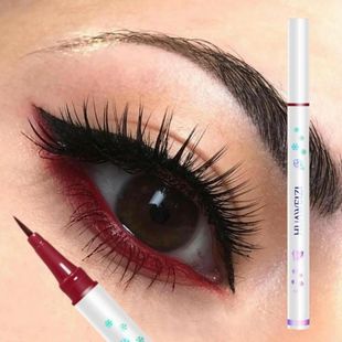 Red Matte Eyeliner Pencil Long Lasting Eye Makeup Liquid Eye