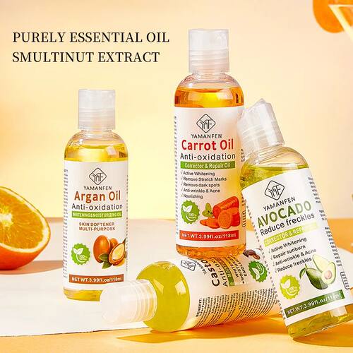 Castor Oil Vegetable Argan Avocado Oil Facial Body Care Hair