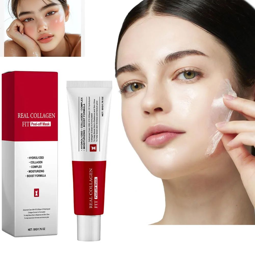 1/2PCs Moisturizing Collagen Night Wrapping Mask Elasticity