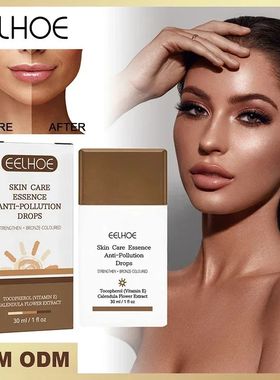 Bronzing Drops Face Peptide Serums Liquid Bronzer Cream Hydr