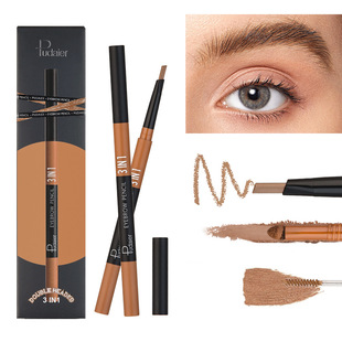 Double Triangle Eyebrow Three Waterproof one Pencil Natur