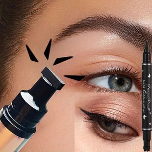 Black Eyeliner Stamp Triangle Dual-ended Liquid Eyeliner Wat