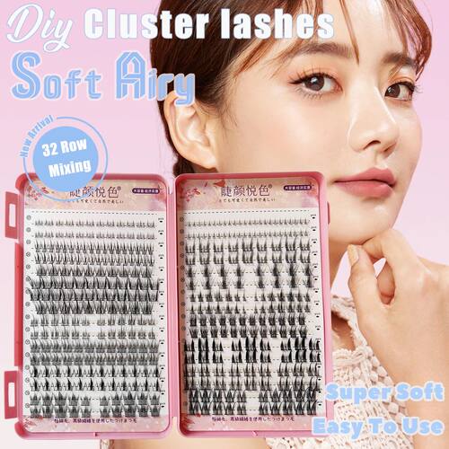 False Eyelashes Mix 32 Rows High-capacity Natural DIY Extens