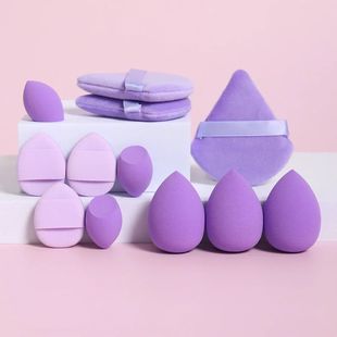 20Pcs Makeup Sponge Velvet Triangle Powder Puff Face Finger