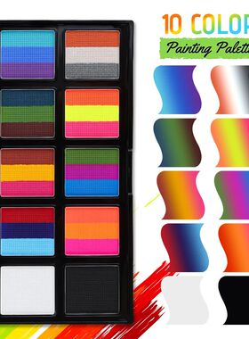 Body Face Painting Kit for Kids Adults,10 Color Face Makeup