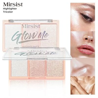 Waterproof Highlighter Makeup Palette Shimmer Contouring Pow